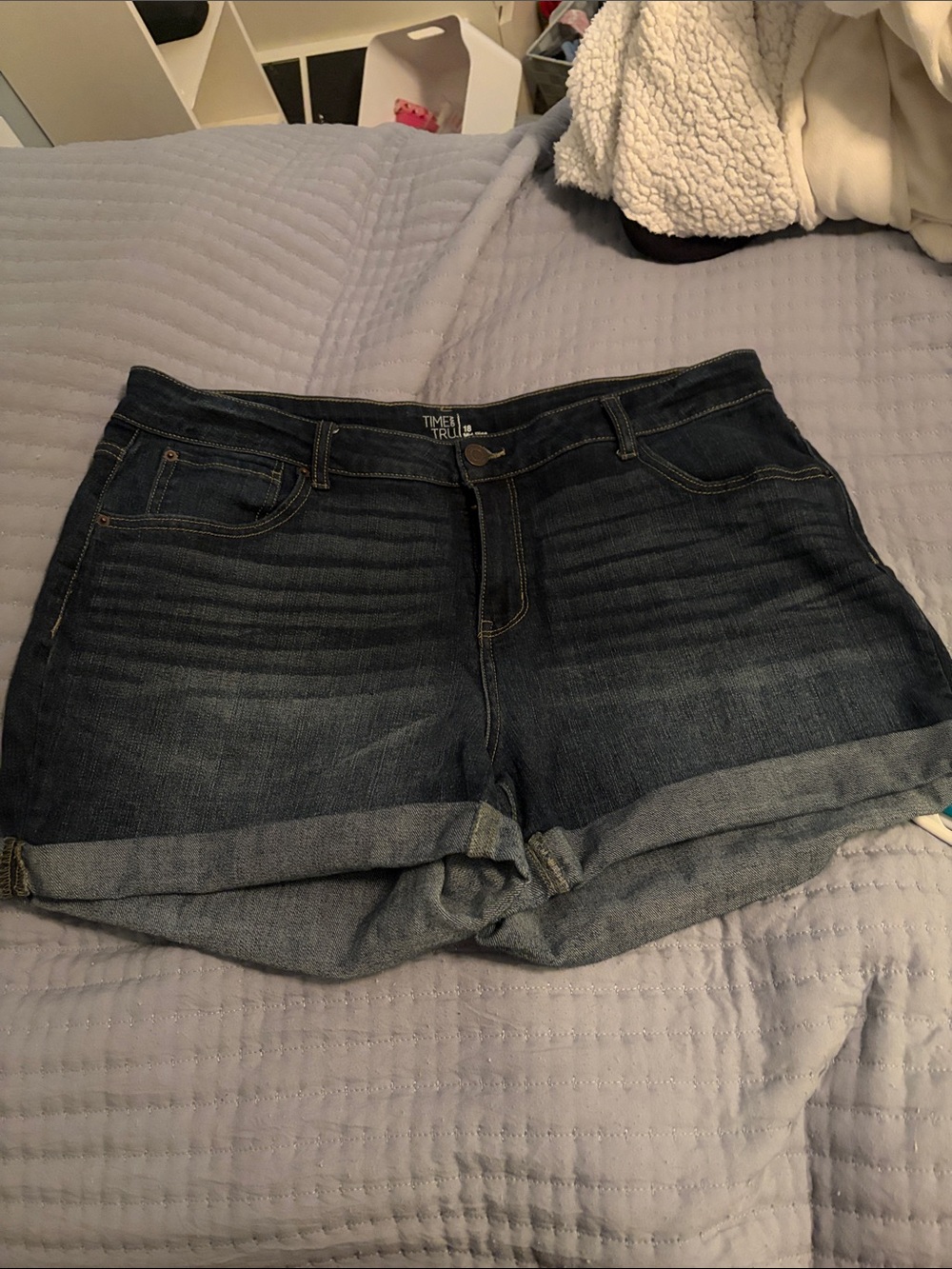 Denim shorts